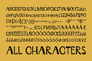 CS Wendy – Etchy Font, a Sans Serif Font by Craft Supply Co. (Thumbnail 8 of 8)