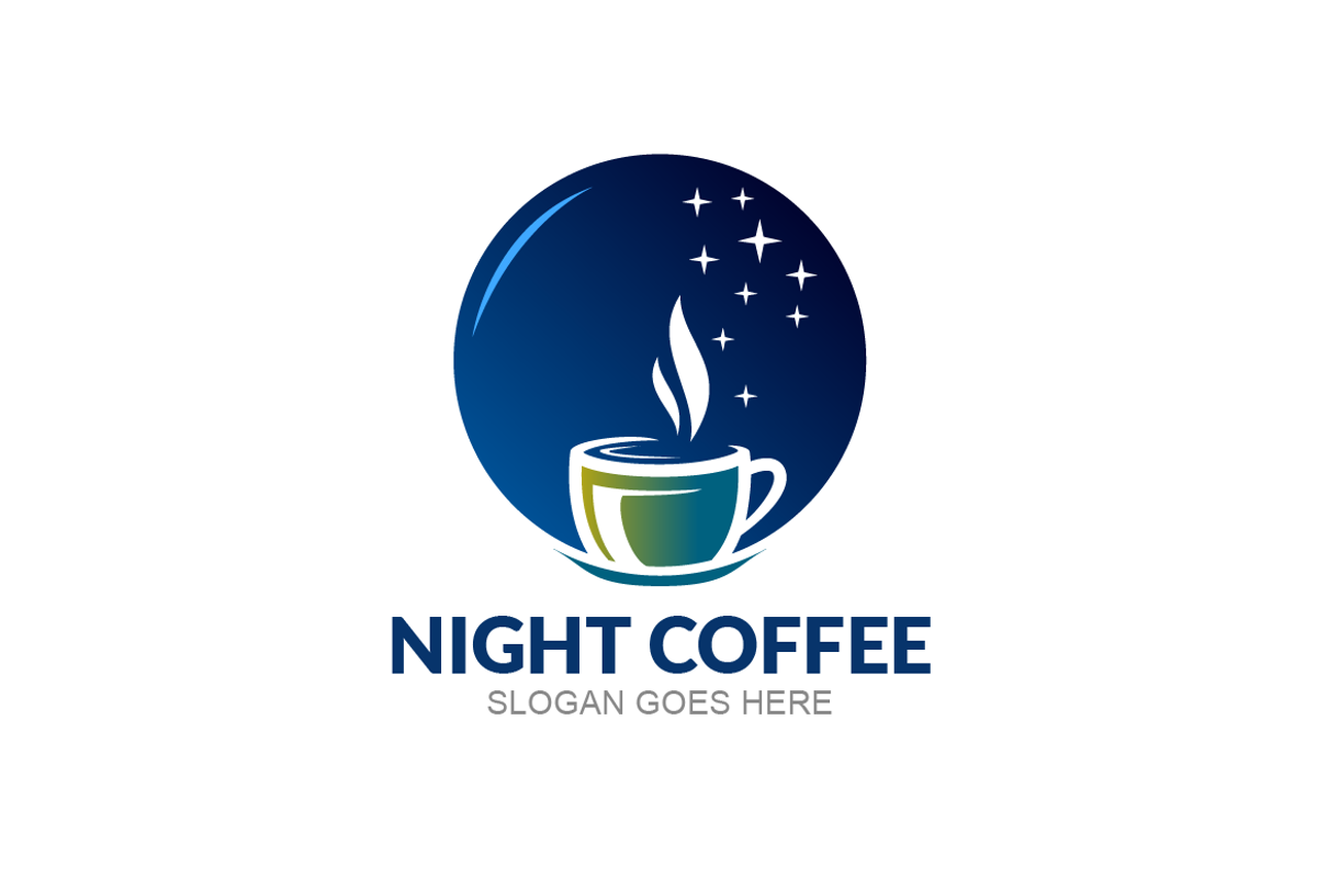 Night Coffee - Logo Template, a Branding & Logo Template by Twelve.std (Photo 2 of 3)