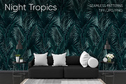 Night Tropics seamless patterns, a Pattern Graphic by ANAKOTO (Thumbnail 16 of 20)