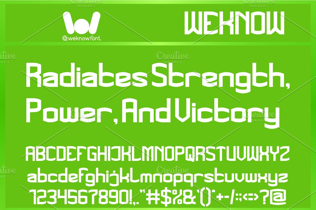 The Champion font, a Sans Serif Font by weknow (Photo 4 of 8)