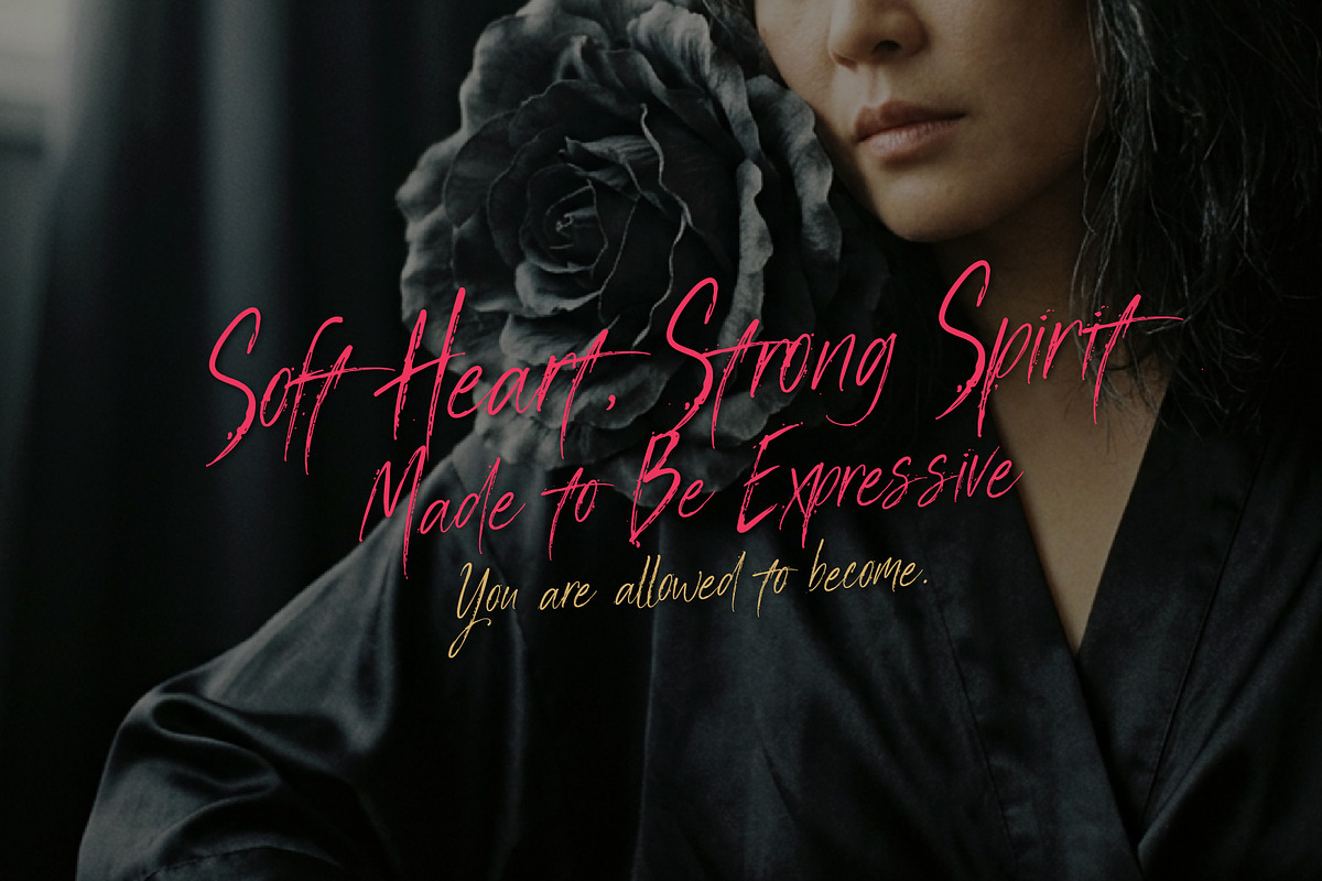 Manstera Leviosa - Expressive Script, a Script Font by HypeWorksCo (Photo 6 of 15)