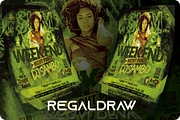 Summer Weekend Night Party Flyer, a Flyer Template by regalDRAW (Thumbnail 2 of 3)