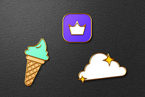 Enamel Pin Mockup, a Product Mockup by Lemockup