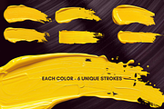 78 High-Res Thick Paint Strokes, an Object Graphic by Kat Anti (Thumbnail 3 of 6)