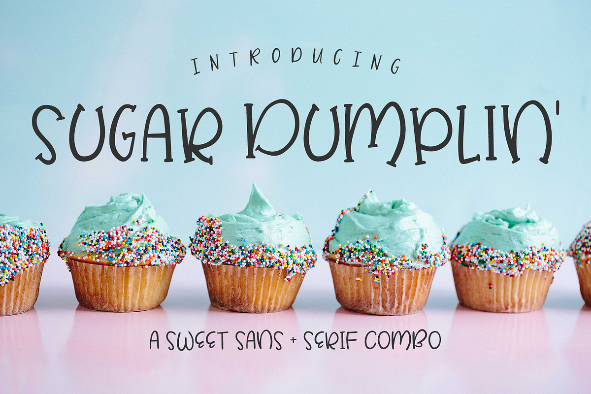 Sugar Dumplin' Font Duo, a Serif Font by Beck McCormick (Photo 1 of 5)