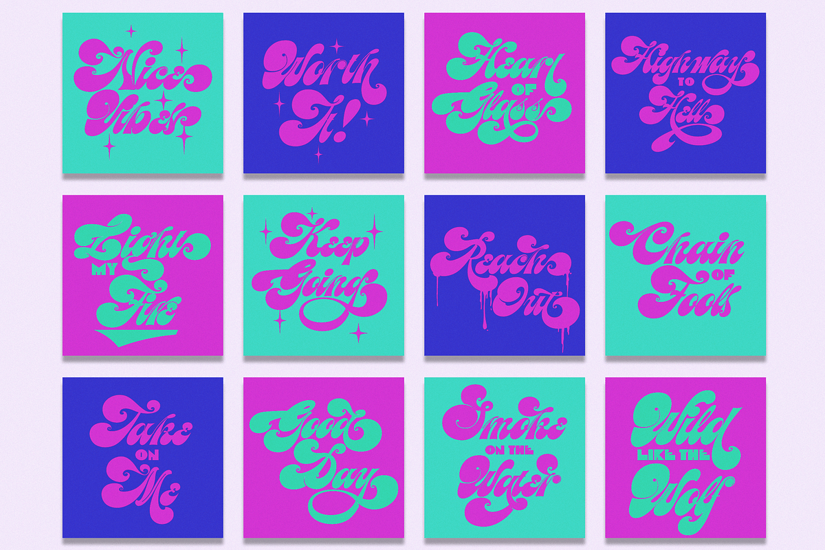 Meastro Pro Pack | Layered Retro, a Script Font by Ardana Creative (Photo 8 of 11)