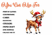 Watercolor - Cute Animals Png, a Seasonal Illustration by CreationArt (Thumbnail 5 of 7)