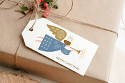 Christmas Angel, a Seasonal Illustration by lenlis (Thumbnail 6 of 12)