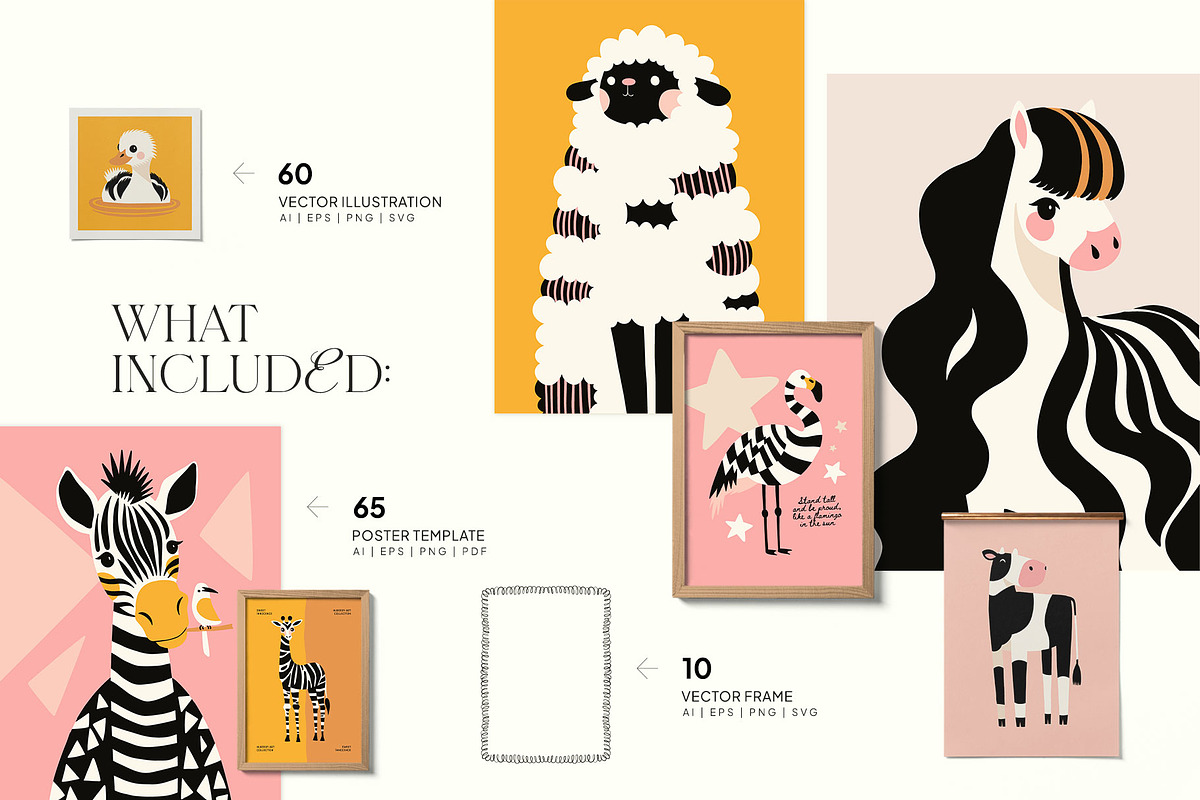 Nursery Art | Poster Builder, an Object Graphic by KetteCreate (Photo 4 of 13)