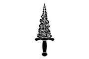 Ornamental Dagger Silhouette Bundle, an Object Illustration by Gaye Art (Thumbnail 11 of 31)