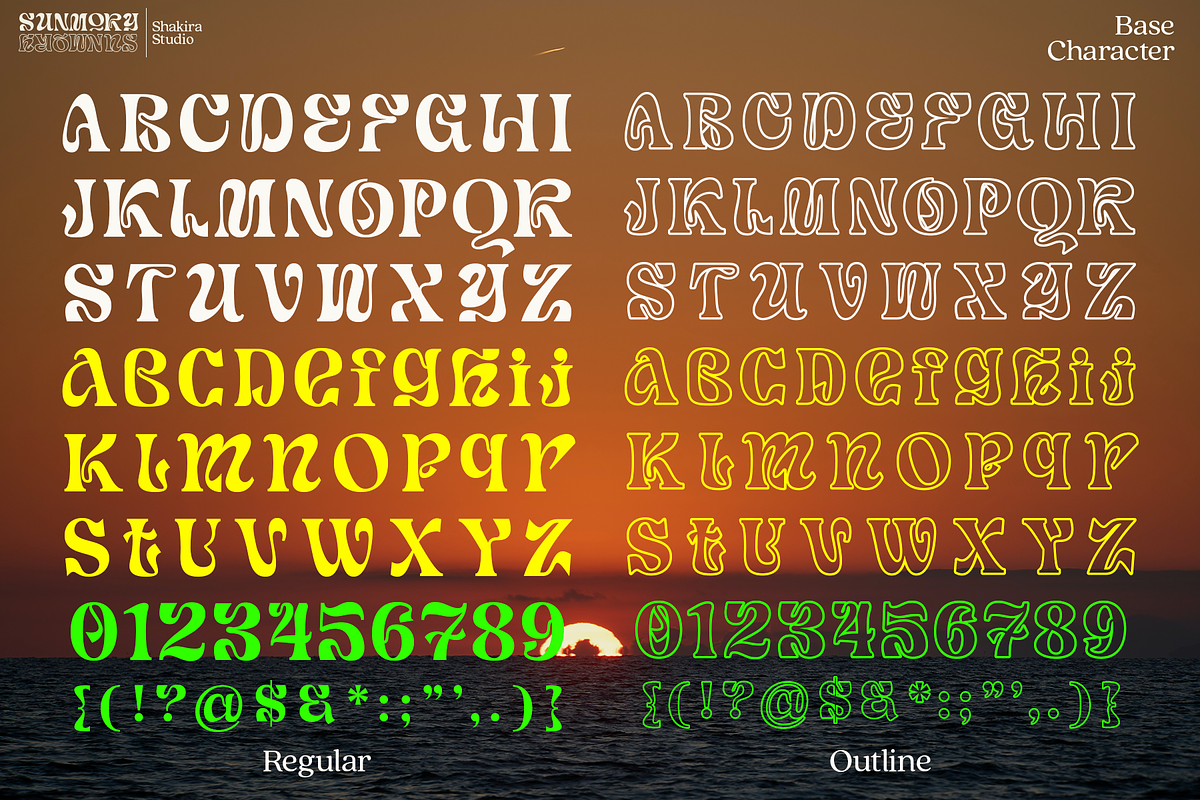 Sunmory - Serif Font, a Serif Font by Shakira Studio (Photo 13 of 13)