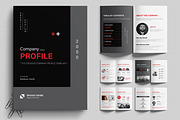 Company Profile Brochure Layout, a Brochure Template by MightyDesign (Thumbnail 1 of 6)