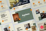 Ageless Vintage PowerPoint Template, a Presentation Template by Flat Icons (Thumbnail 1 of 4)