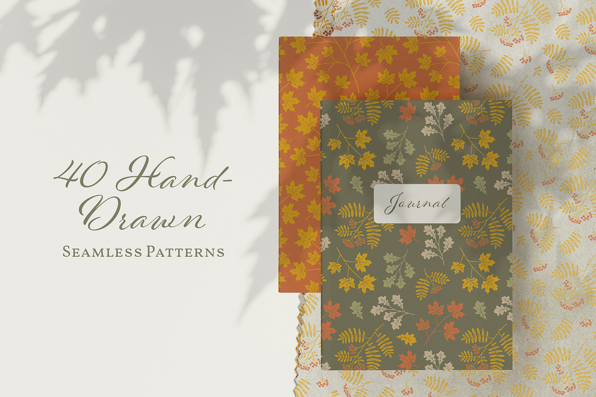 Autumn & Thanksgiving Pattern Set, a Decorative Illustration by Wild and Wonder by Ana (Photo 2 of 13)