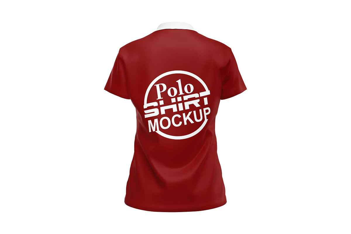Woman Polo Shirt Mockup, a Shirt Mockup by mockupbuys (Photo 6 of 6)