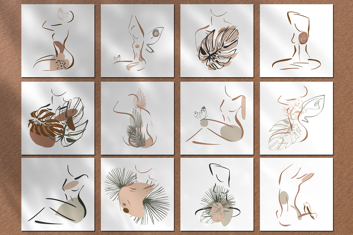 Female bodies. Line art, an Object Graphic by Vera●Suleimanova (Photo 7 of 16)