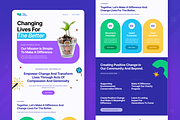 Charity Program Email Newsletter, an UI Kit Template by SquidPixey (Thumbnail 3 of 6)