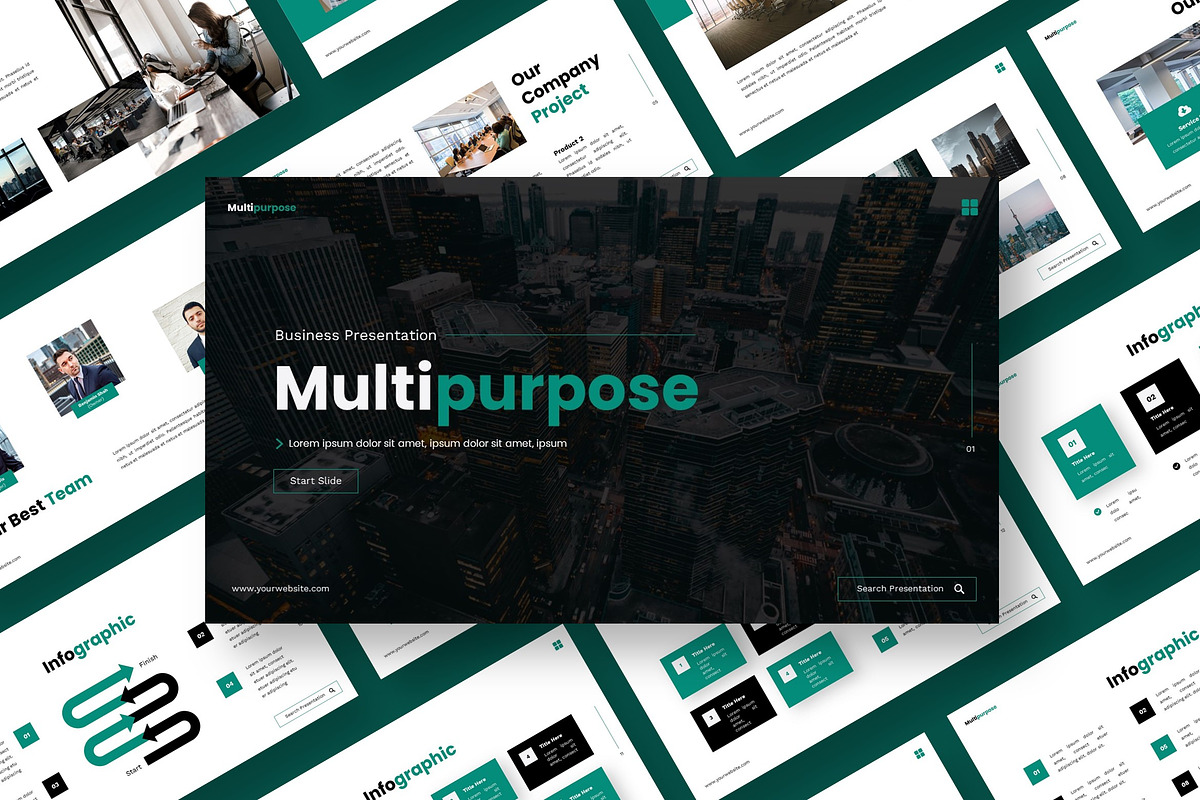 Multipurpose - Keynote Templates, a Presentation Template by Deepslide Studio (Photo 3 of 6)