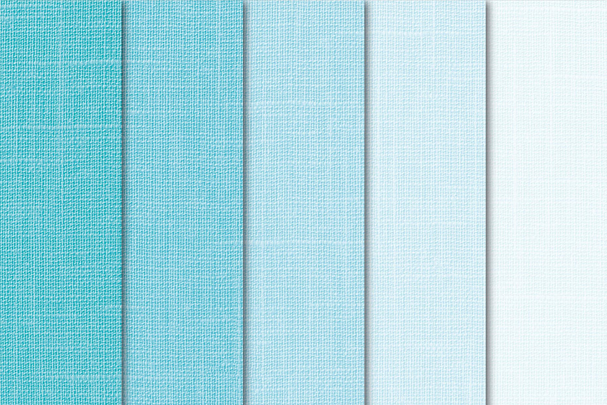 Linen Digital Paper Blue Textures preview 3
