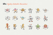 Food Friends v2.0: Vintage Mascots, a Food Illustration by Staple. (Thumbnail 4 of 9)