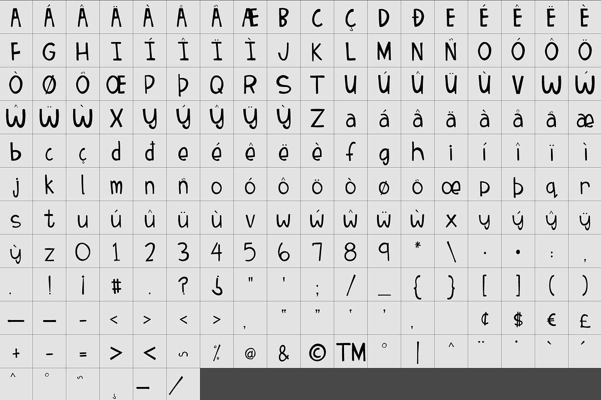 Matchstick Font preview 4