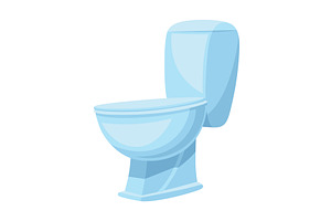 New ceramic toilet bowl. Clean, an Object Illustration by the8monkey