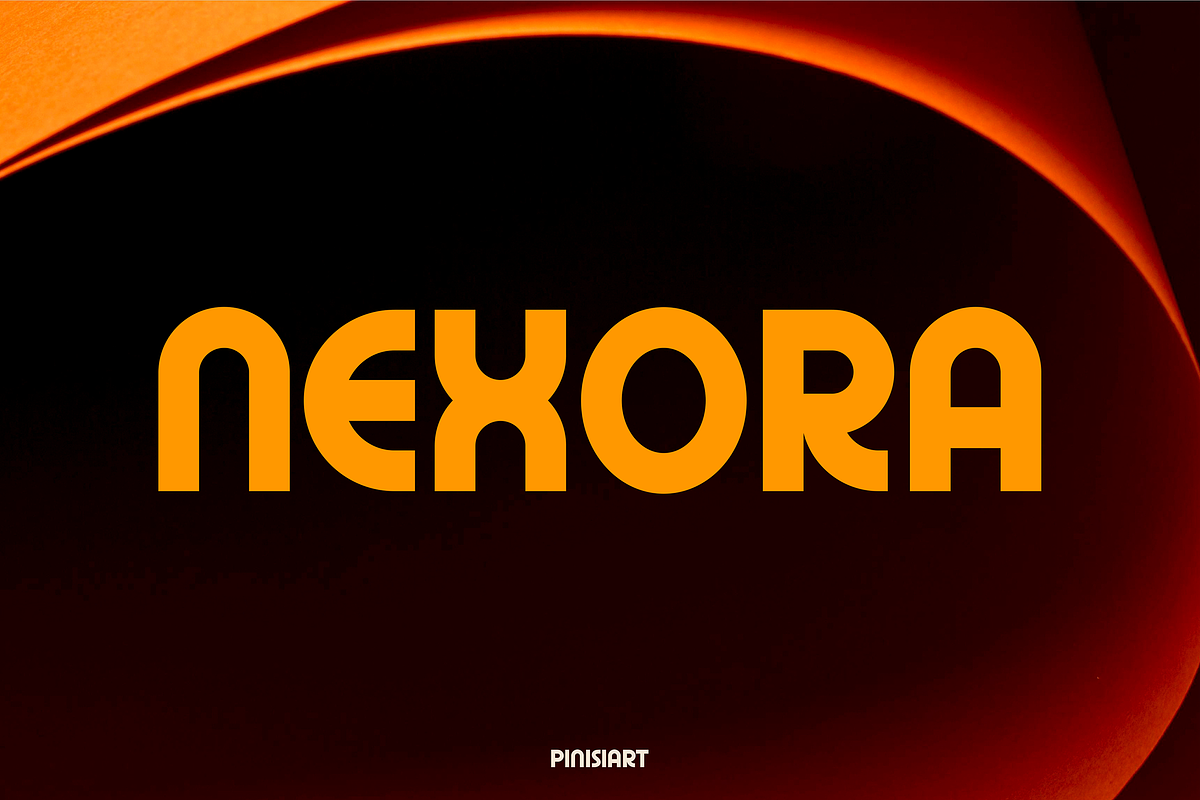 NEXORA, a Font by Pinisi ART (Photo 1 of 10)