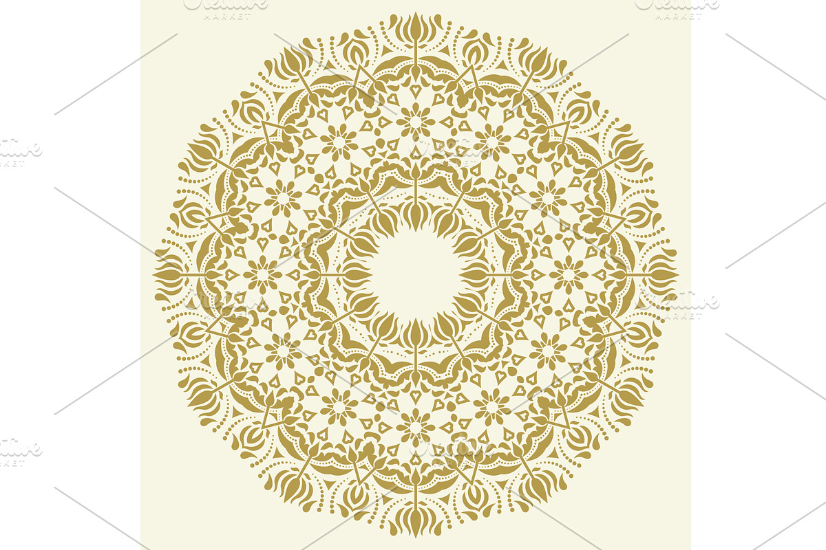 Classic Vector Fine Pattern With, a Decorative Illustration by FineArtStudio (Photo 1 of 3)