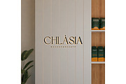 Elegant sign logo mockup on wall, an Advertising Mockup by Mockthethics. (Thumbnail 2 of 4)