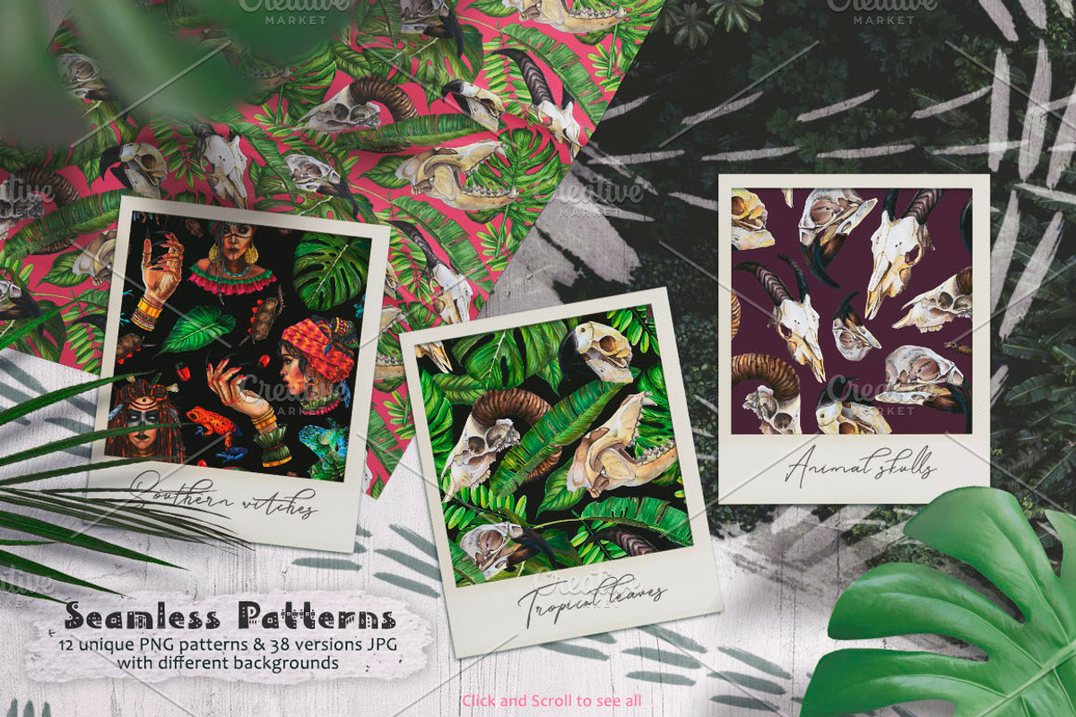 Voodoo Witch Set, an Illustration by Fluffy Unicorn (Photo 3 of 10)