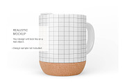 Cork Base Mug Mockup, a Cups & Container Mockup by MockupsBox (Thumbnail 4 of 6)