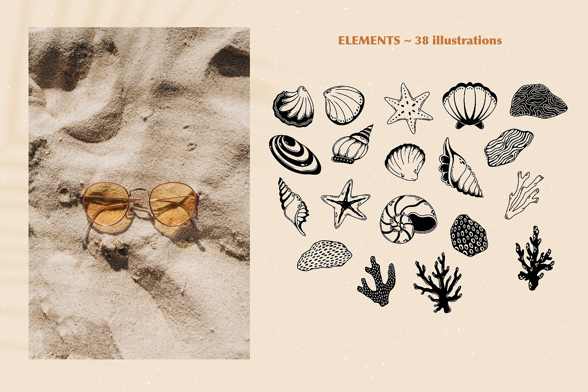 Summer vibes. Graphic collection., a Person Illustration by heyXeni (Photo 9 of 11)