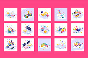 Business isometric vector bundle, a Technology Illustration by foxndeer (Thumbnail 3 of 4)
