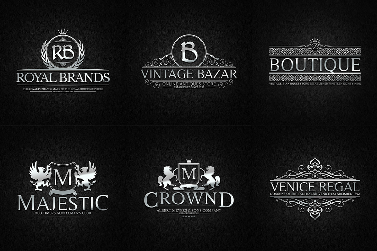 Heraldic Crest Logos Vol.2, a Branding & Logo Template by Graphicdome