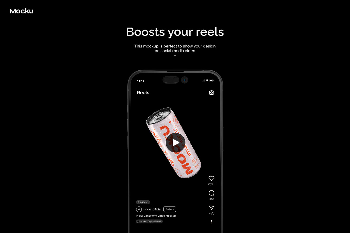 25cl Can - Photoshop Video Mockup, a Packaging Mockup by Mocku (Photo 8 of 12)