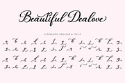 Beautiful Dealove, a Handwritten Font by Yoga Letter (Thumbnail 6 of 10)