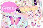 Butterflies and Flowers, an Illustration by Mia's Graphic Design (Thumbnail 3 of 11)