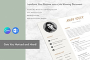Resume / CV Template Word & Canva, a Resume Template by Anjum Ilyas (Thumbnail 6 of 7)