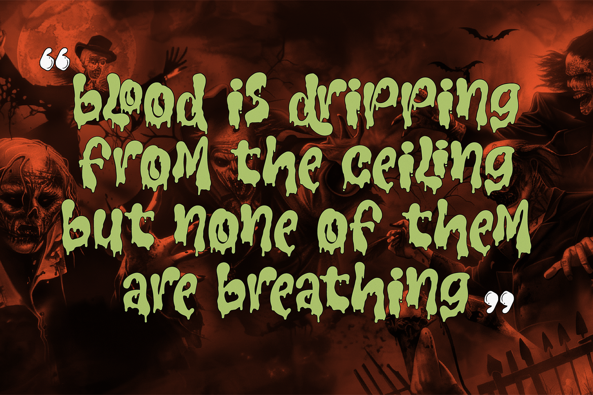 Drolling Maker | Liquid Horror Font, a Handwritten Font by gracetype_studio (Photo 6 of 12)
