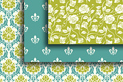 18 Versailles style papers + frames, a Pattern Graphic by CLIPART GARDEN (Thumbnail 3 of 5)