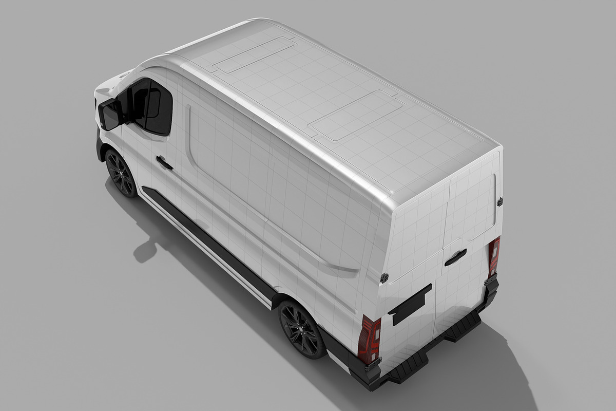 Cargo Van Mockup, an Advertising Mockup by Nathatype (Photo 9 of 9)