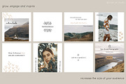 Instagram Post & Stories. Florals, a Social Media Template by Mint Air Studio (Thumbnail 4 of 9)