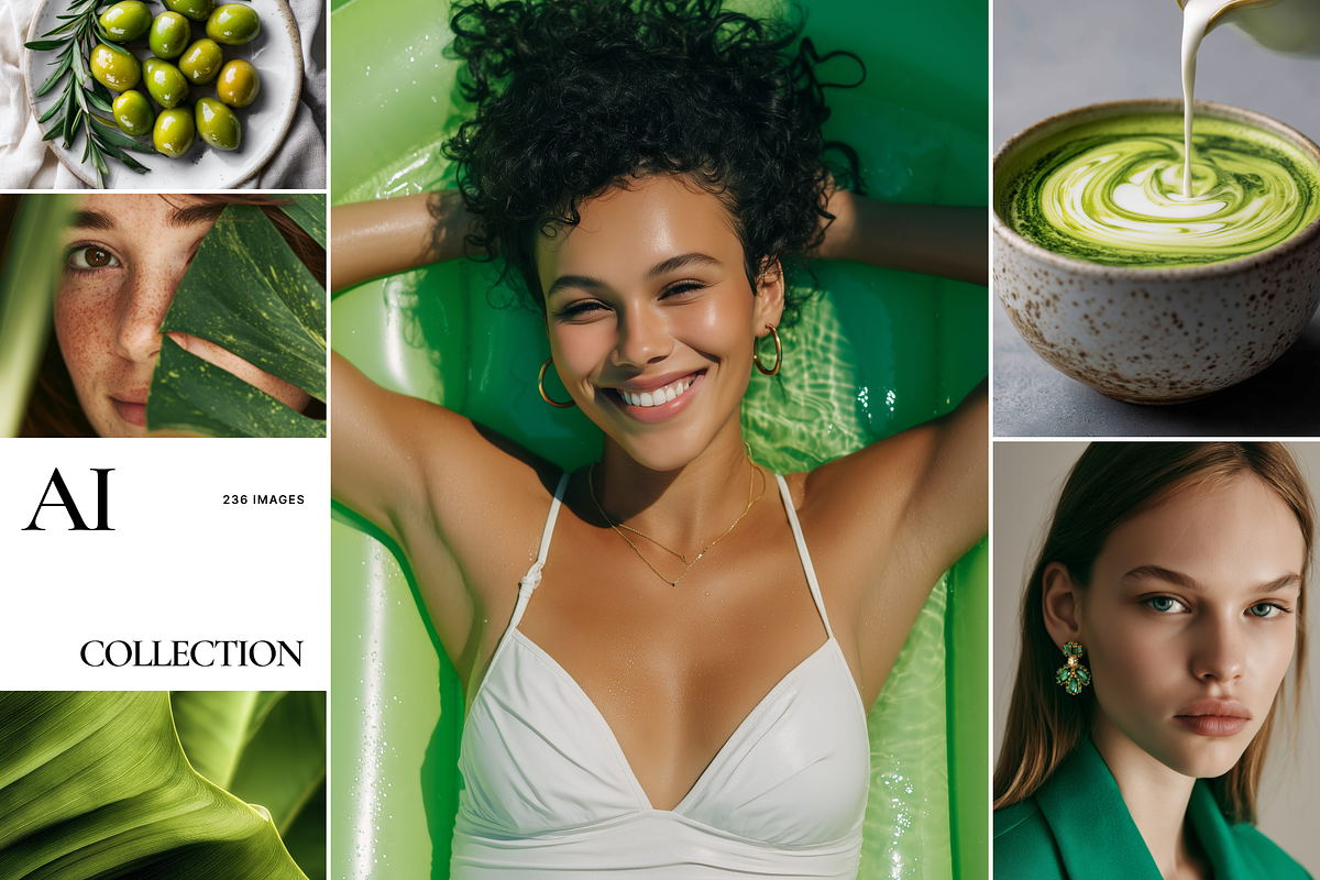 236 Green Fashion Stock Images, a Beauty & Fashion Photo by Welovegraphics (Photo 4 of 10)