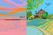 Paintings of Key West, Florida, a Graphic by Studio Funshop by Kelli (Thumbnail 6 of 9)