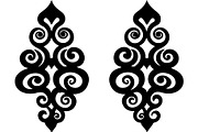 Elegant Earrings SVG Collection, an Object Graphic by Designer_Momina (Thumbnail 7 of 13)