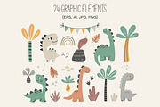 Baby Dino - Kids Font, a Sans Serif Font by EltaMaxArt (Thumbnail 4 of 12)