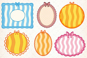 Hand-Drawn Coquette Frame Clipart, an Illustration by Libby Wishes (Thumbnail 6 of 7)