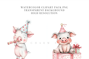 45 Barnyard Birthday Party Clipart, an Animal Illustration by Pati Charm Studio (Thumbnail 4 of 8)