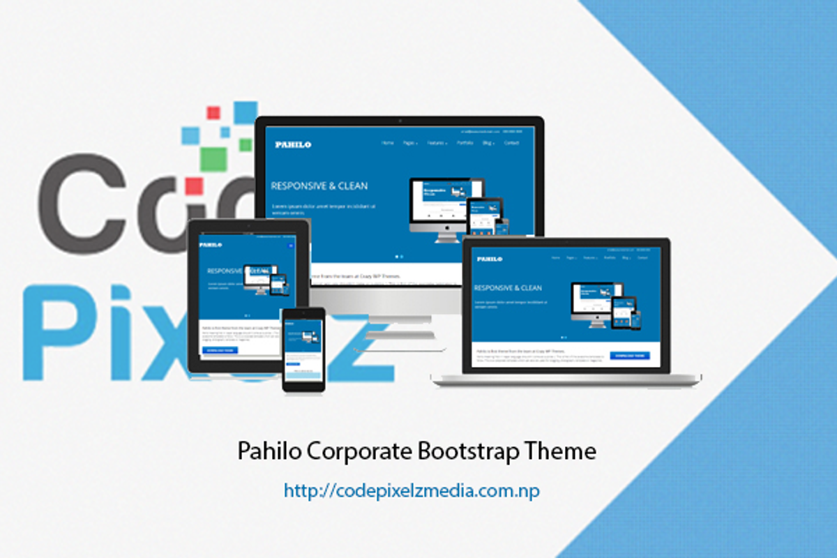Pahilo Corporate Bootstrap Theme, a Bootstrap Template by Code Themes Co (Photo 1 of 4)