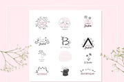 Botanical Hand Drawn Logo Bundle, a Branding & Logo Template by garu1987 (Thumbnail 2 of 6)